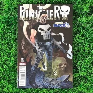 Punisher #1 Comic Block Variant Edition Declan Shalvey Marvel Comics 2016